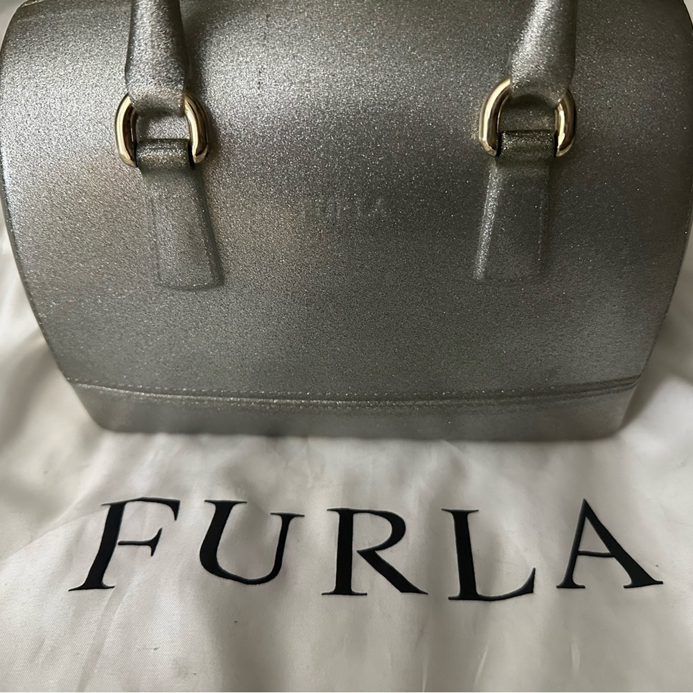 Furla Silver Handbag